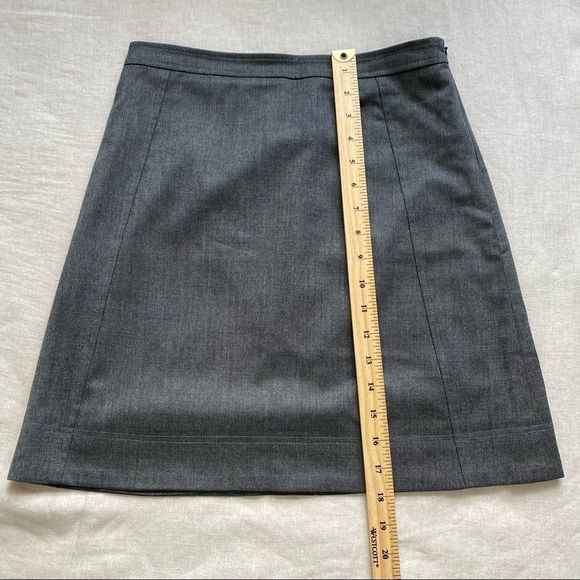 NWOT Judith & Charles Wool Gray Mini Casual Skirt - Picture 6 of 6